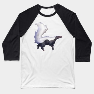 Cozy Skunk Baseball T-Shirt